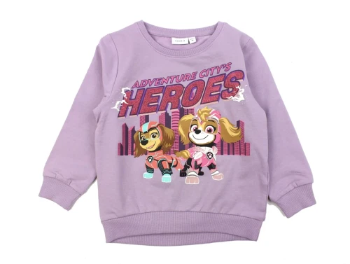 Name It lavender mist Paw Patrol sweatshirt